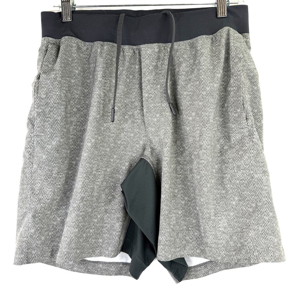 Lululemon Men’s T.H.E. Shorts Heathered Herringbone Size Medium